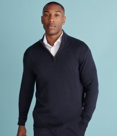Henbury Zip Neck Sweater Henbury Zip Neck Sweater