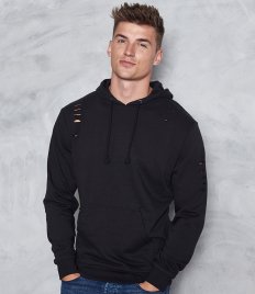 AWDis Distressed Hoodie AWDis Distressed Hoodie