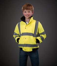 Yoko Kids Hi-Vis Bomber Jacket Yoko Kids Hi-Vis Bomber Jacket